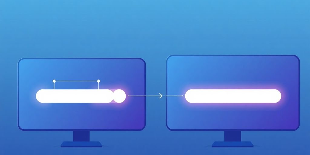 Ilustração de fluxos de trabalho de IA em telas modernas.